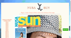 Desktop Screenshot of nusasun.com