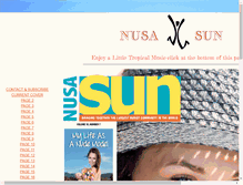 Tablet Screenshot of nusasun.com
